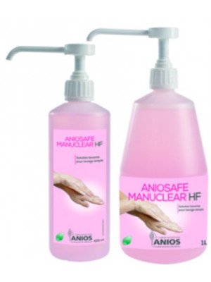 Aniosafe Manuclear HF - Le bidon de 1L Airless parfumé et coloré.