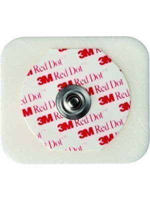 Electrodes 3M™ Red Dot™* - Rectangulaires 4 x 3,5 cm.