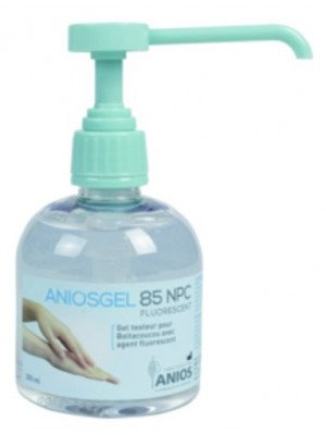 Boitacoucou - Aniosgel 85 NPC fluorescent, gel hydroalcoolique.
Les 6 flacons de 300 ml.