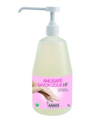 Aniosafe savon doux HF - Le flacon pompe de 1L.