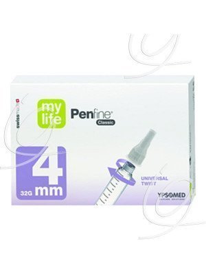 Aiguilles à stylo mylife™ Penfine® Classic - 4 mm 32G.