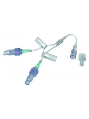Valve bidirectionnelle à pression positive Caresite® - Prolongateur avec 2 valves Caresite®.