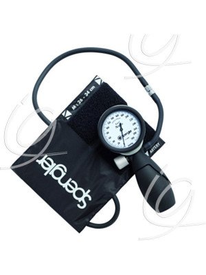 Tensiomètre manopoire Lian® Nano Shockproof - Avec brassard nylon noir adulte (M).