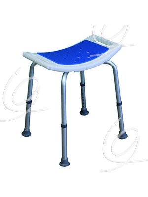 Tabouret Blue Seat Eco - Le tabouret rotatif H 42,5-52,5 cm avec assise ronde. Capacité de charge : 110 kg.