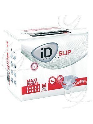 iD Expert Slip - Le paquet de 15 absorption Maxi Prime, taille M.