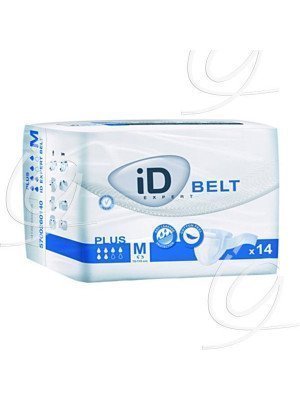 iD Expert Belt - Le paquet de 14 absorption Plus, taille M.