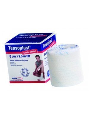 Bande élasto-adhésive haute tolérance Tensoplast® - La bande dim. 2,5 m x 10 cm HB.