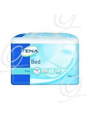 TENA Bed alèses de protection - Le paquet de 40 Plus, dim. 60 x 40 cm.