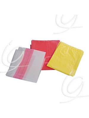 Sacs hydrosolubles - Le carton de 100 sacs rouges (eau chaude).