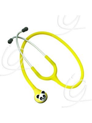 Stéthoscope pédiatrique Bibop - Le stéthoscope jaune.